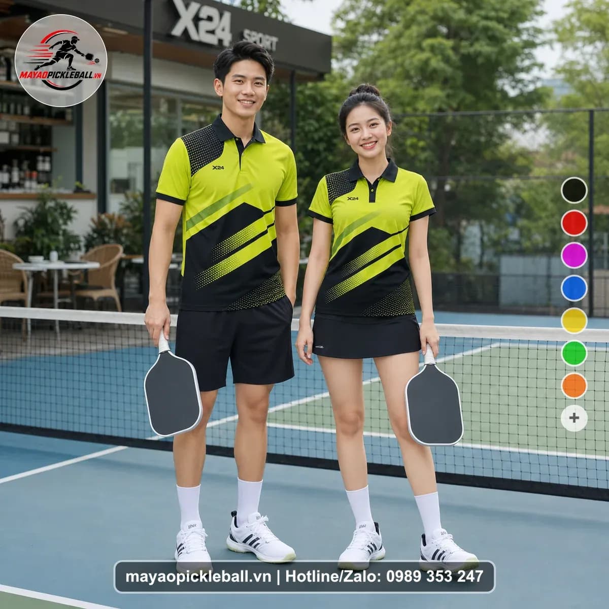 Bộ Quần Áo Pickleball X24-PB-244 Nổi Bật
