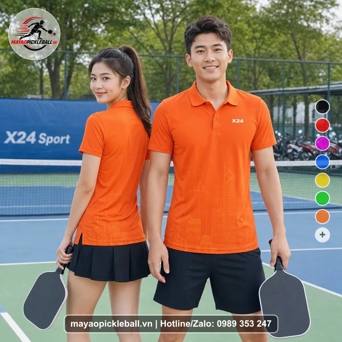 Bộ Quần Áo Pickleball X24-PB-251 Đỏ