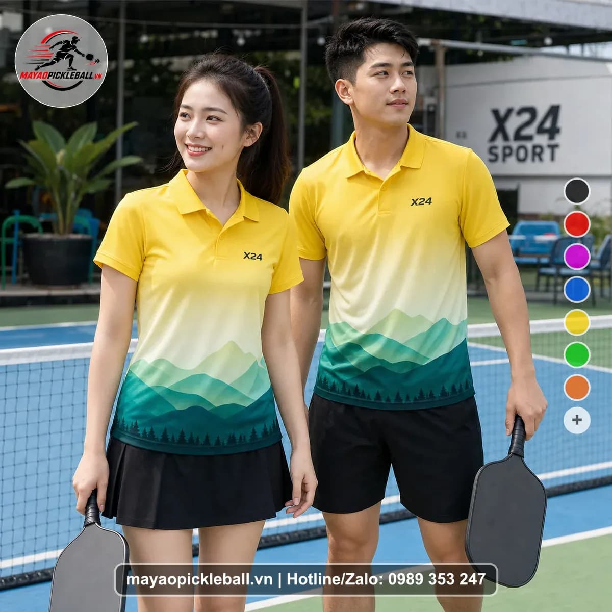Bộ Quần Áo Pickleball X24-PB-253 Nổi Bật