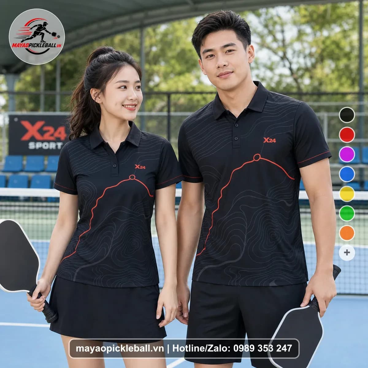 Bộ Quần Áo Pickleball X24-PB-257 Nổi Bật