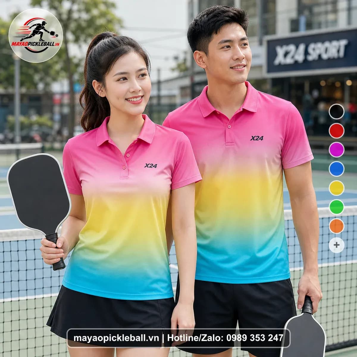 Bộ Quần Áo Pickleball X24-PB-258 Nổi Bật