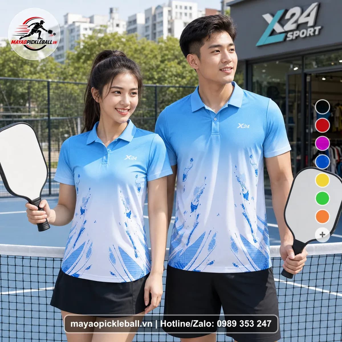 Bộ Quần Áo Pickleball X24-PB-262 Nổi Bật