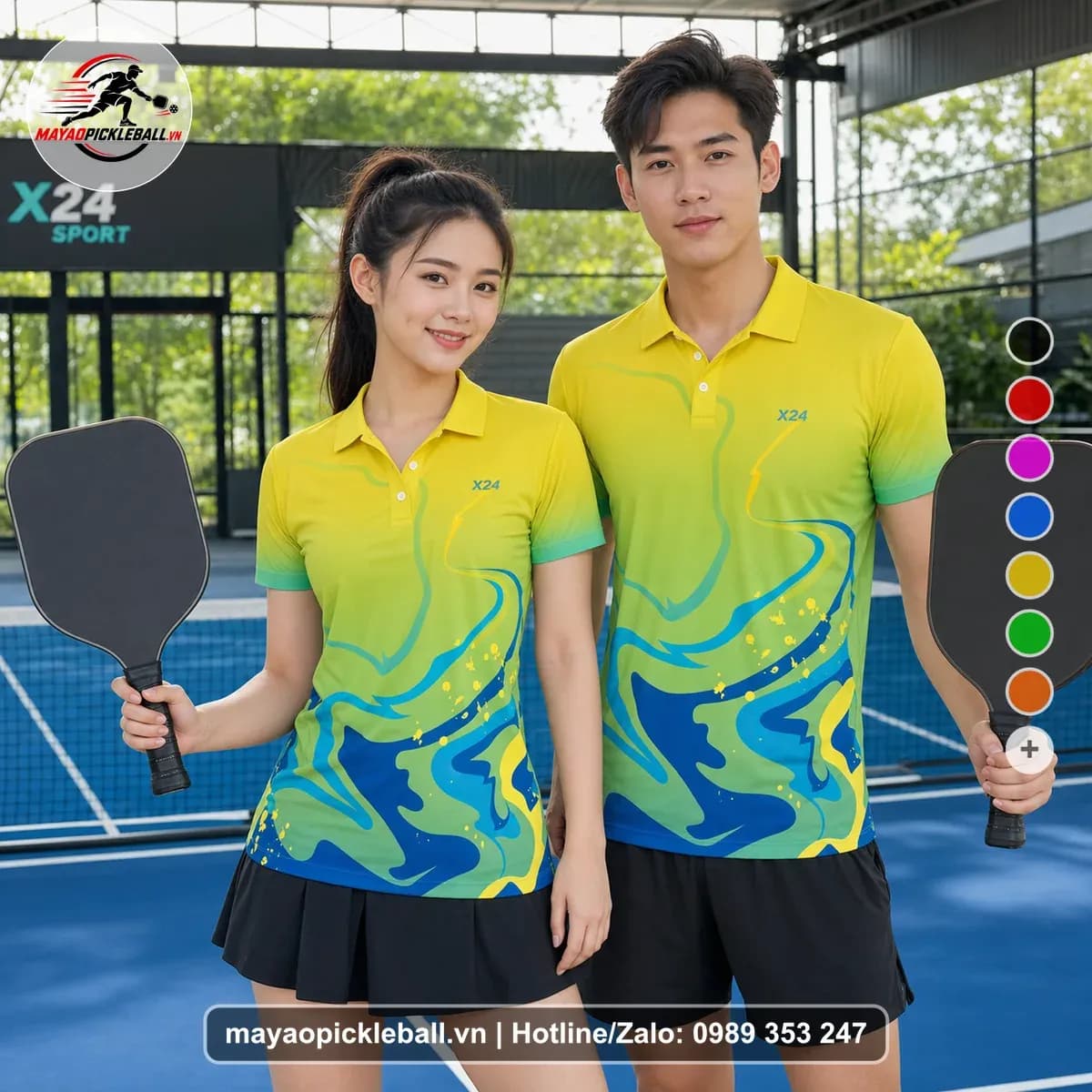Bộ Quần Áo Pickleball X24-PB-264 Đỏ