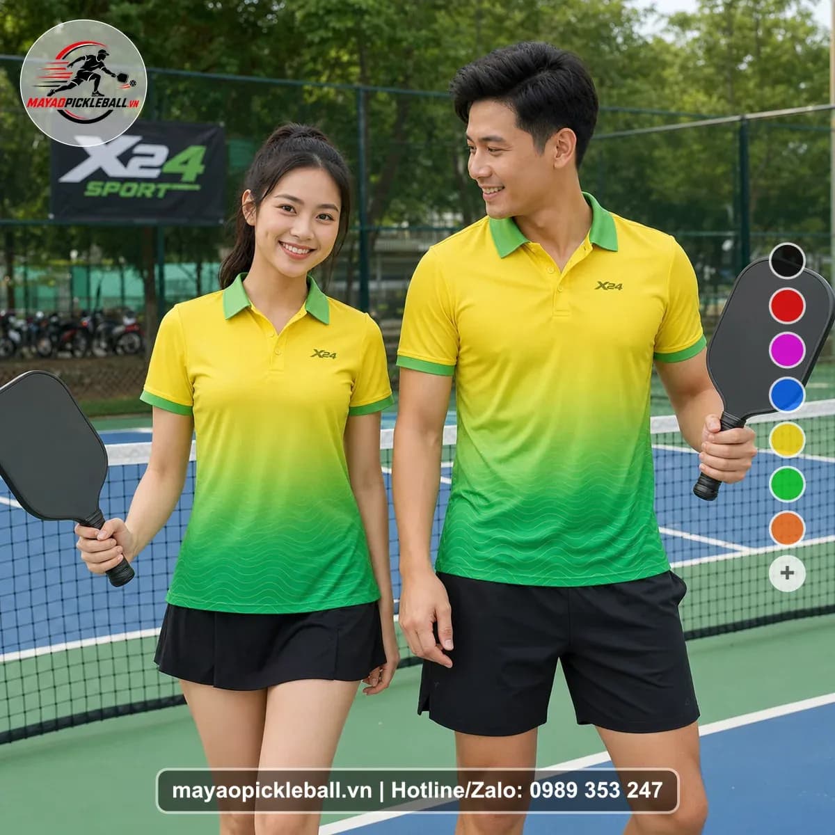 Bộ Quần Áo Pickleball X24-PB-265 Nổi Bật