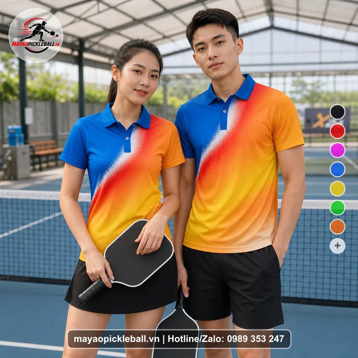 Bộ Quần Áo Pickleball X24-PB-278 Cam