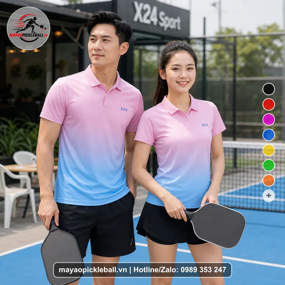 Bộ Quần Áo Pickleball X24-PB-282 Nổi Bật