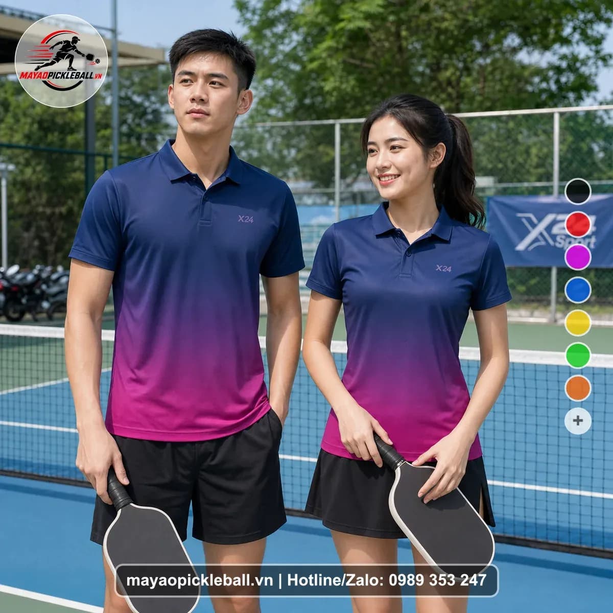 Bộ Quần Áo Pickleball X24-PB-283 Nổi Bật
