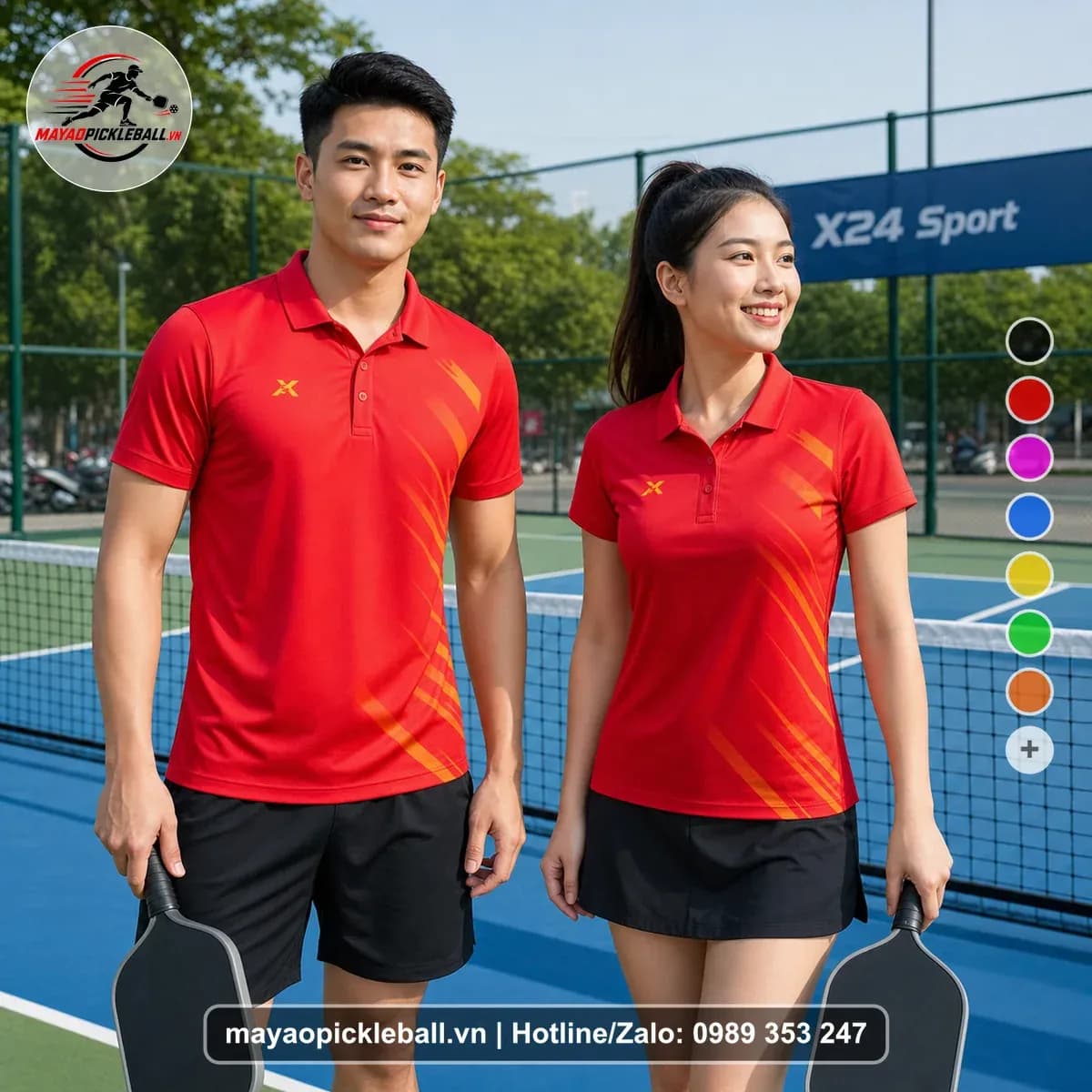 Bộ Quần Áo Pickleball X24-PB-284 Nổi Bật