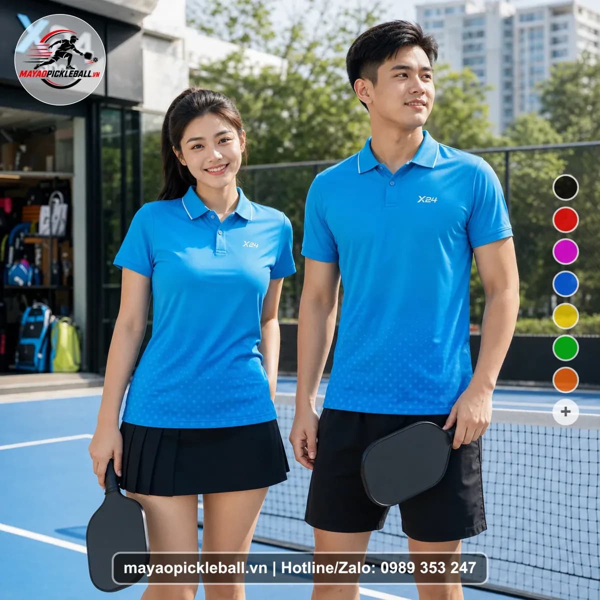Bộ Quần Áo Pickleball X24-PB-287 Đỏ