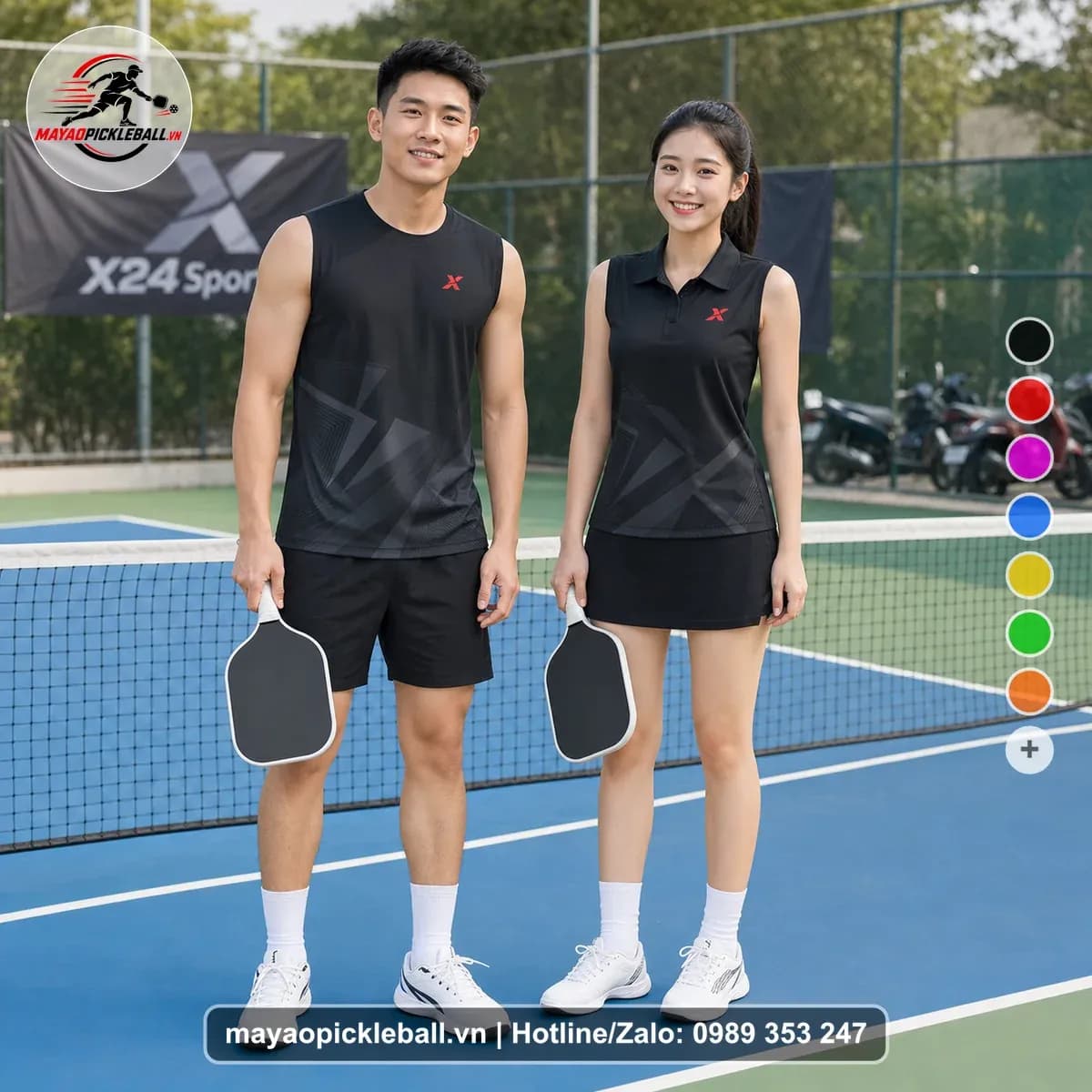 Bộ Quần Áo Pickleball X24-PB-290 Nổi Bật