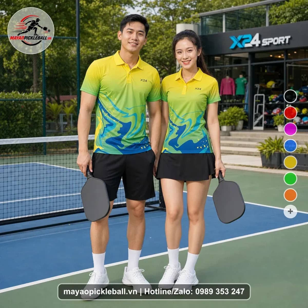 Bộ Quần Áo Pickleball X24-PB-300 Nổi Bật