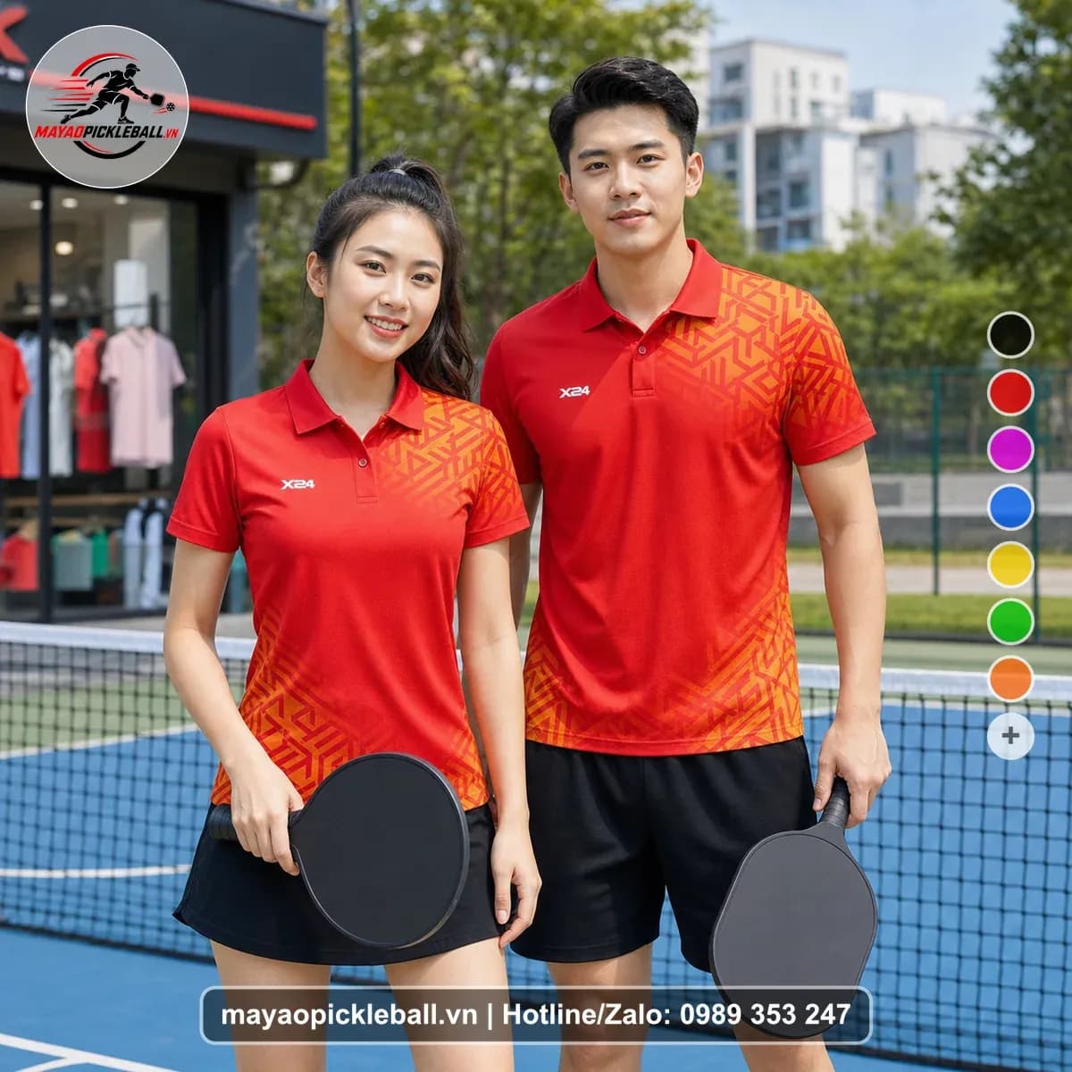 Bộ Quần Áo Pickleball X24-PB-308 Nổi Bật