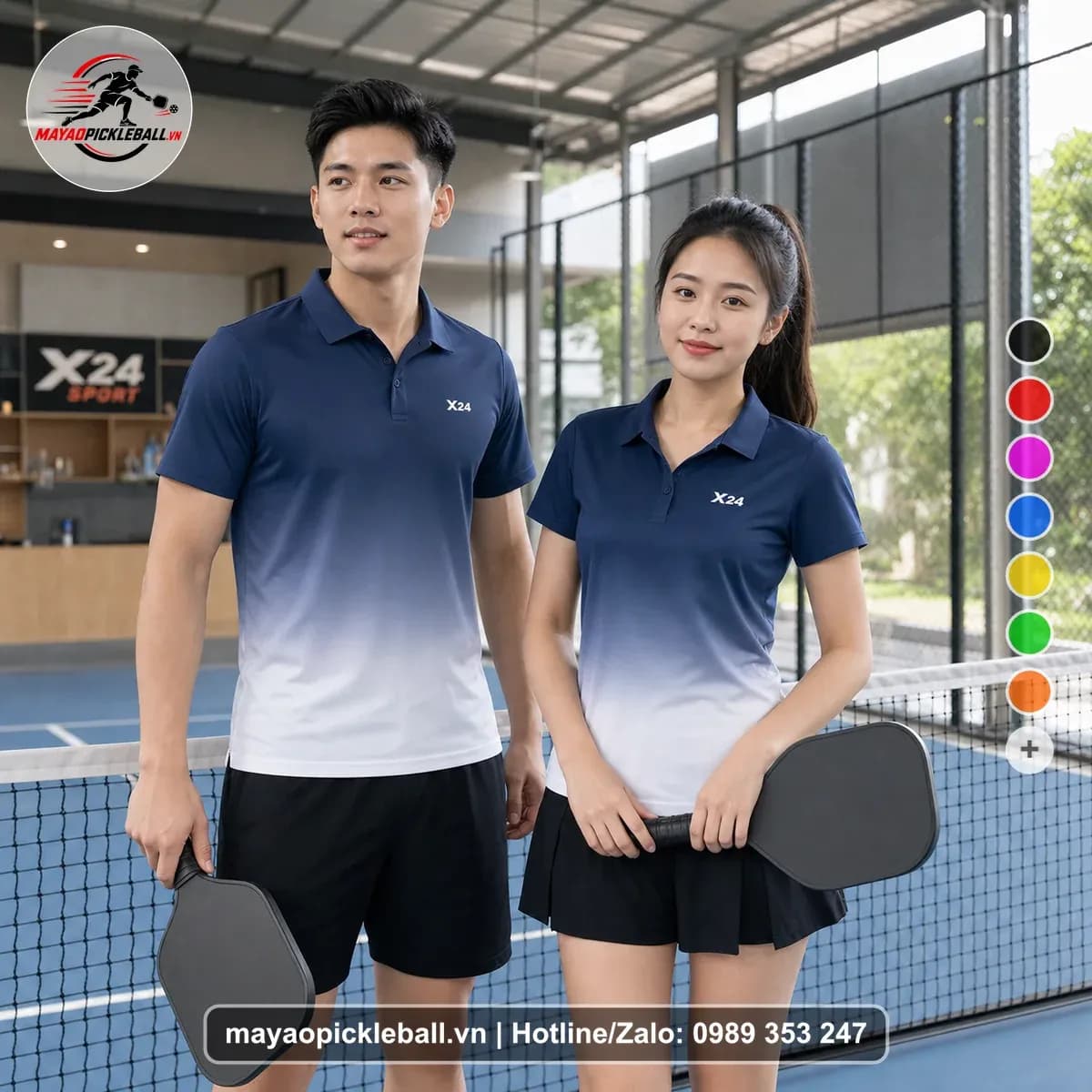 Bộ Quần Áo Pickleball X24-PB-310 Nổi Bật