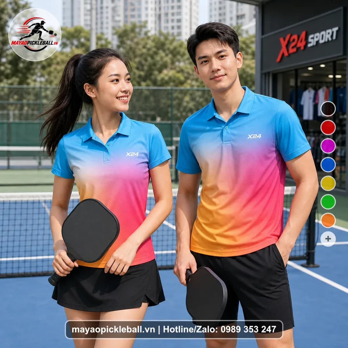Bộ Quần Áo Pickleball X24-PB-311 Nổi Bật