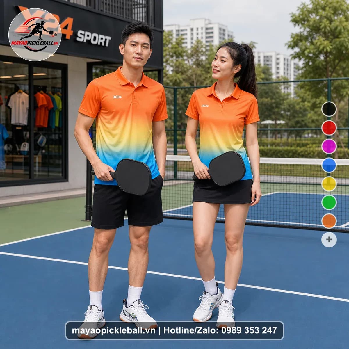 Bộ Quần Áo Pickleball X24-PB-312 Nổi Bật