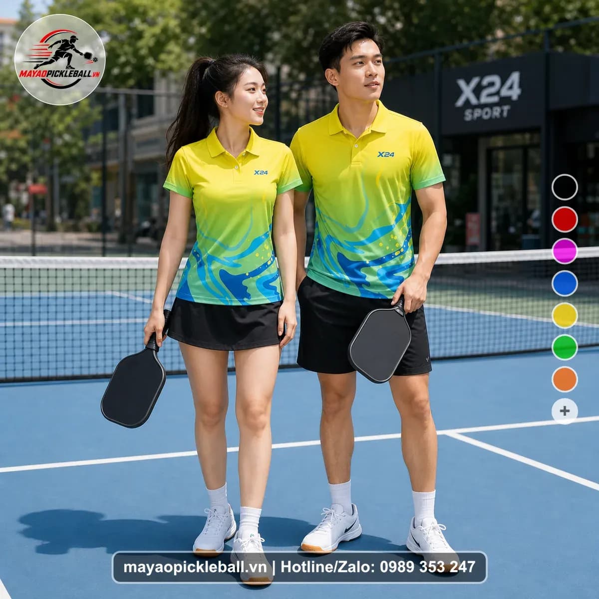 Bộ Quần Áo Pickleball X24-PB-314 Nổi Bật