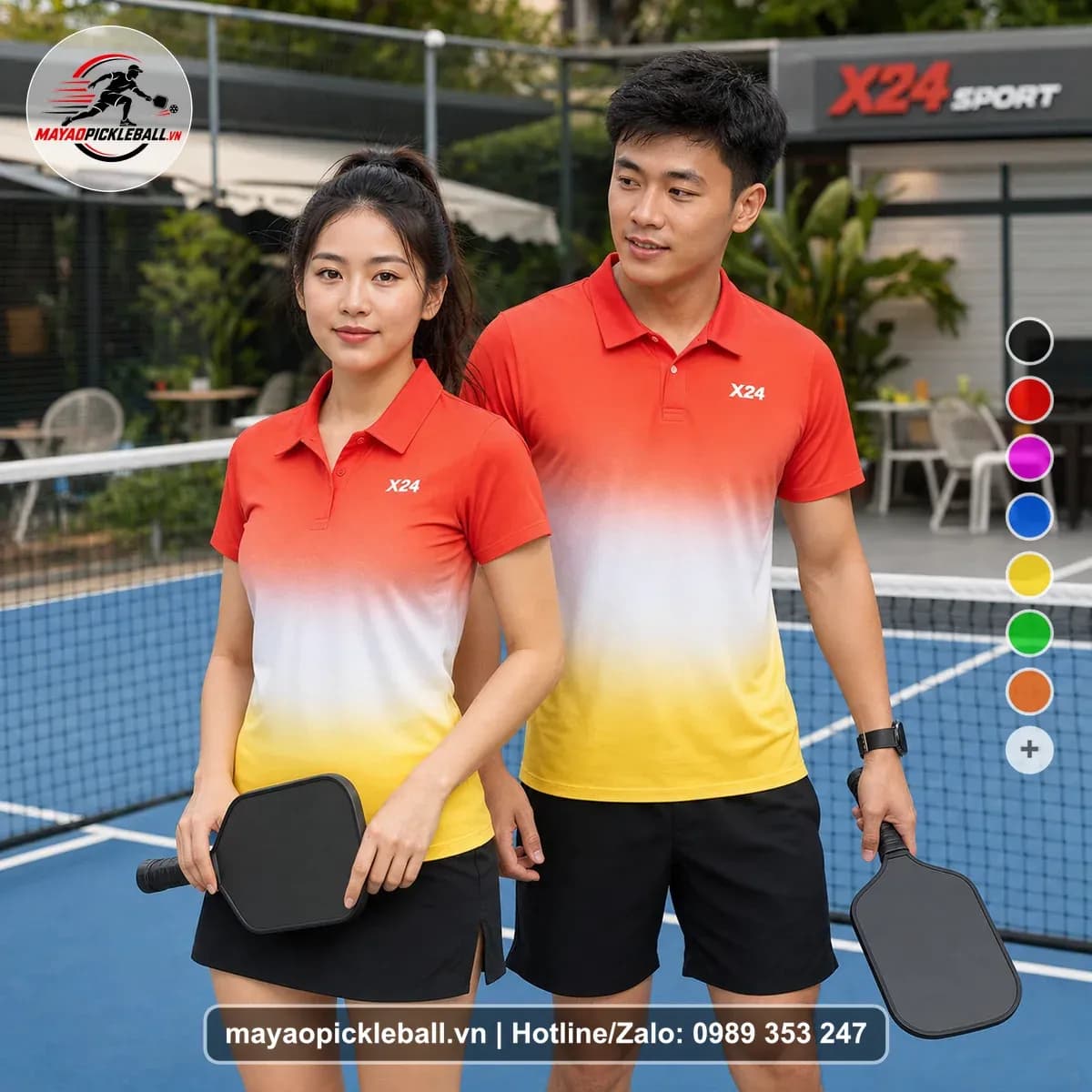 Bộ Quần Áo Pickleball X24-PB-315 Nổi Bật
