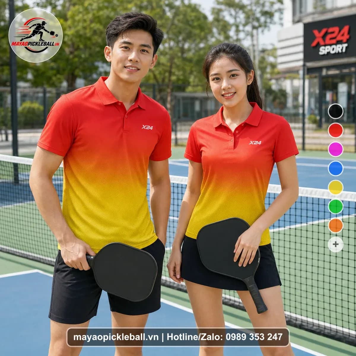Bộ Quần Áo Pickleball X24-PB-316 Nổi Bật