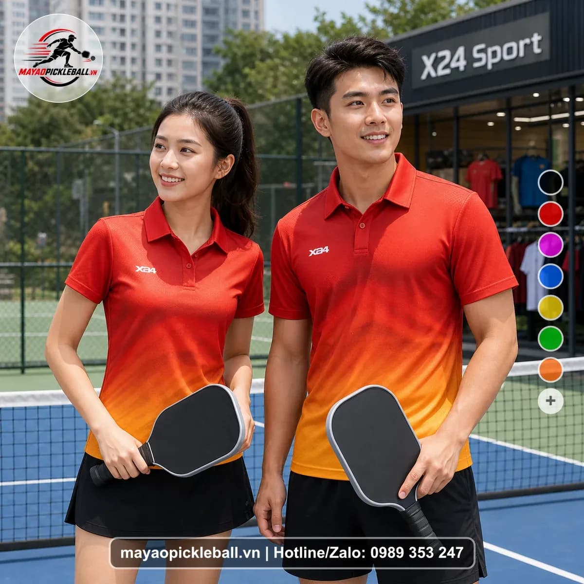 Bộ Quần Áo Pickleball X24-PB-318 Nổi Bật