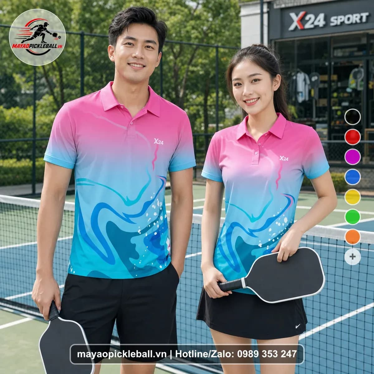 Bộ Quần Áo Pickleball X24-PB-323 Nổi Bật