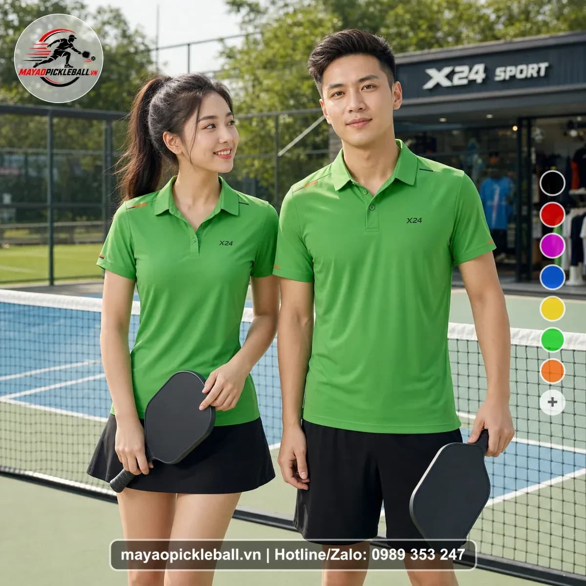 Bộ Quần Áo Pickleball X24-PB-325 Nổi Bật
