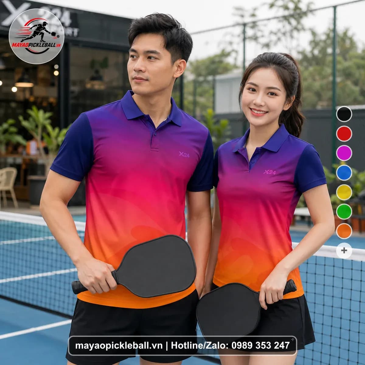 Bộ Quần Áo Pickleball X24-PB-326 Nổi Bật