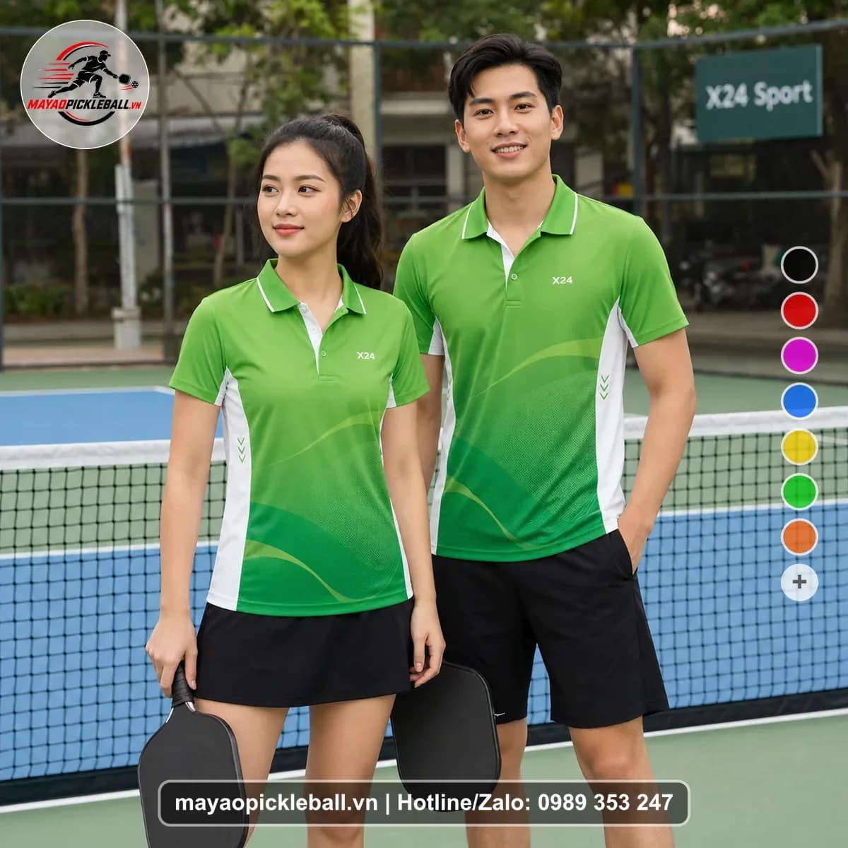 Bộ Quần Áo Pickleball X24-PB-329 Nổi Bật