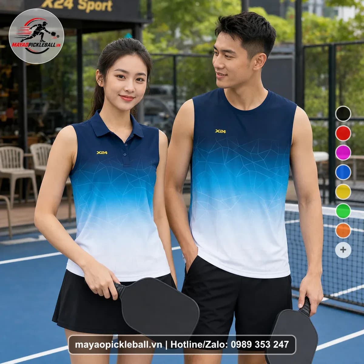 Bộ Quần Áo Pickleball X24-PB-330 Đỏ
