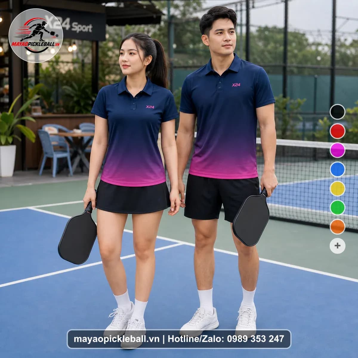 Bộ Quần Áo Pickleball X24-PB-331 Nổi Bật