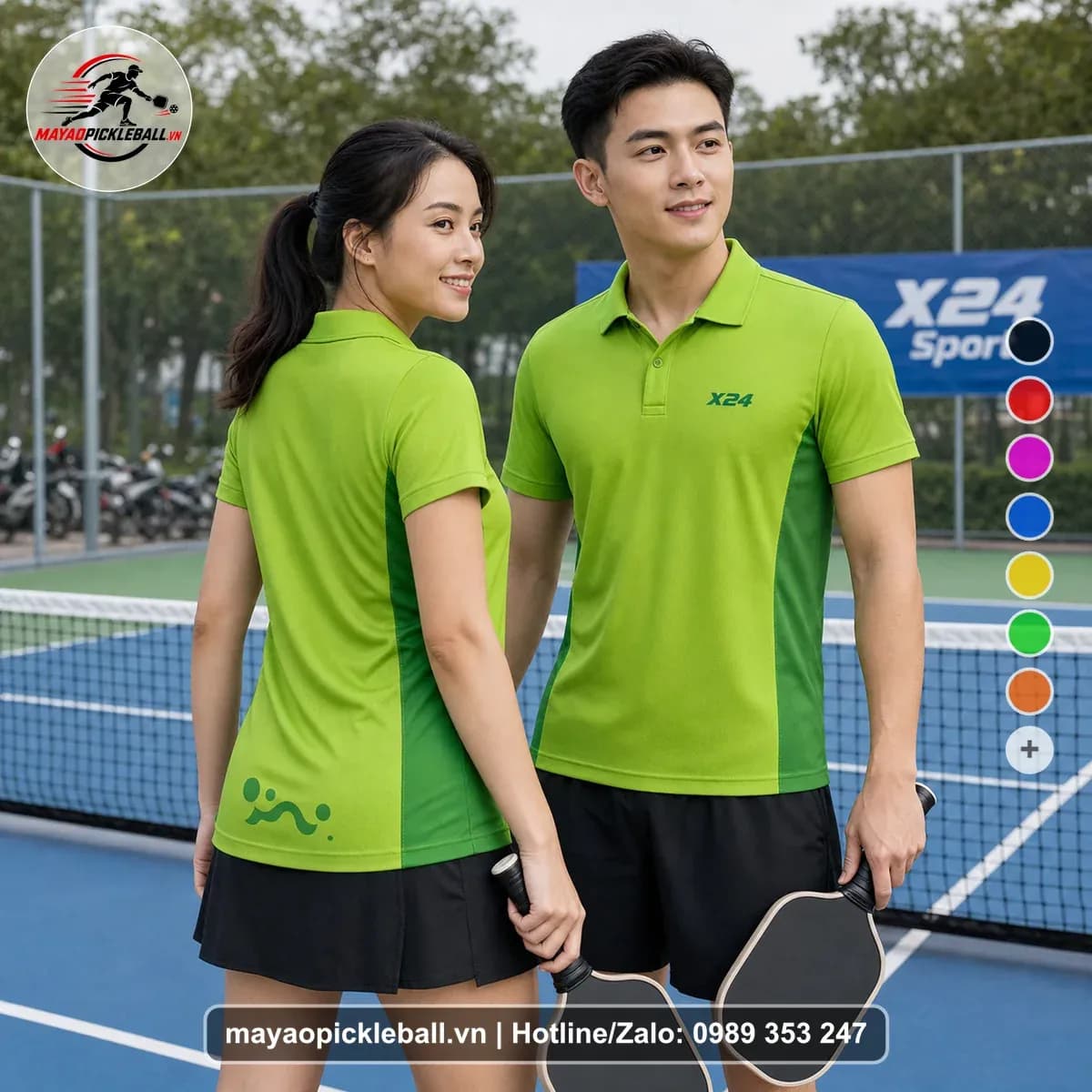 Bộ Quần Áo Pickleball X24-PB-335 Nổi Bật