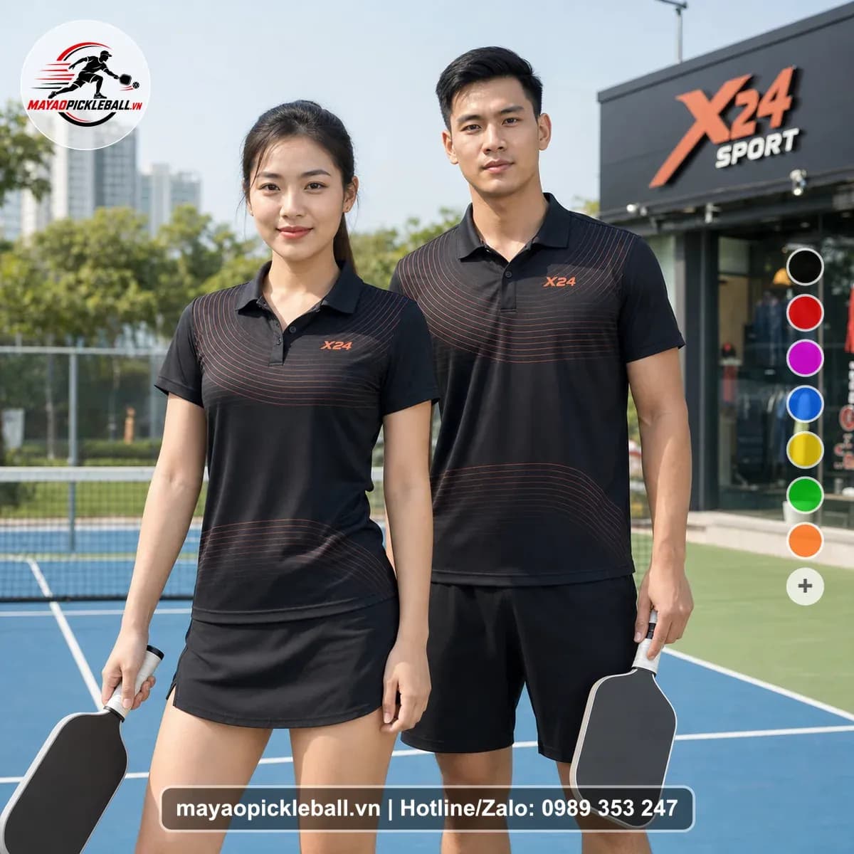 Bộ Quần Áo Pickleball X24-PB-337 Nổi Bật