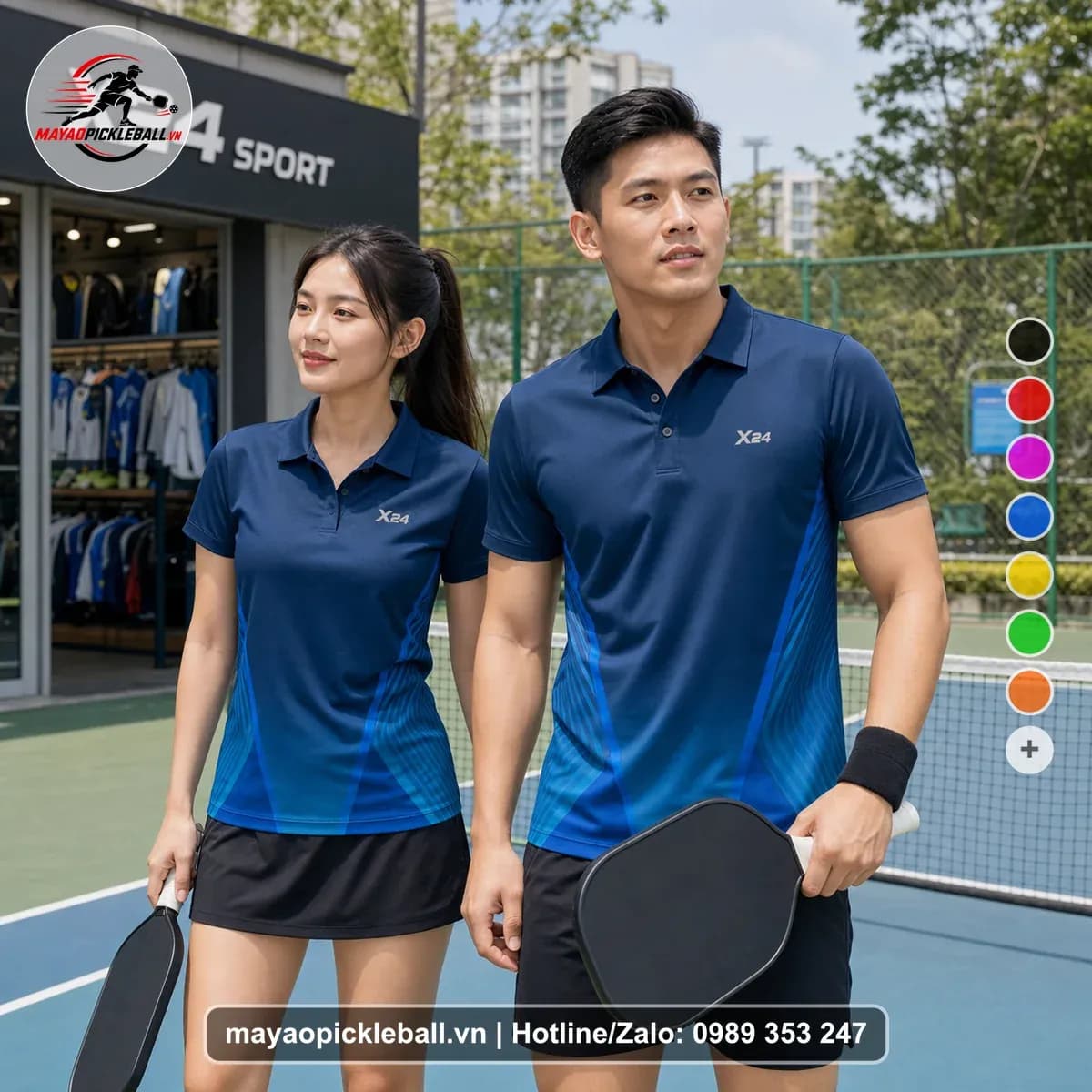 Bộ Quần Áo Pickleball X24-PB-338 Nổi Bật