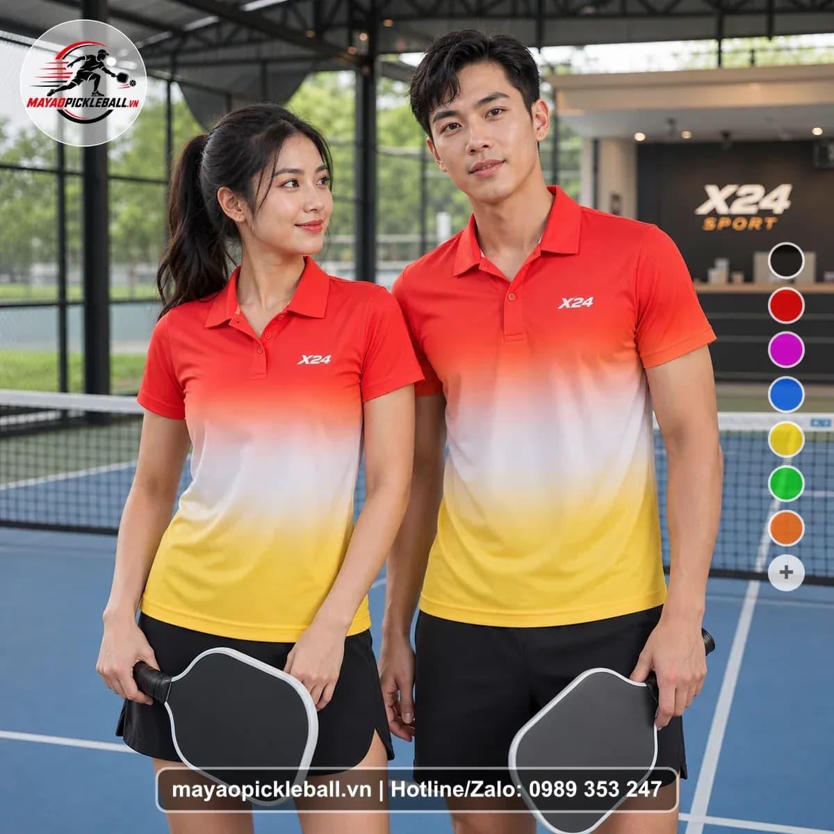 Bộ Quần Áo Pickleball X24-PB-341 Nổi Bật