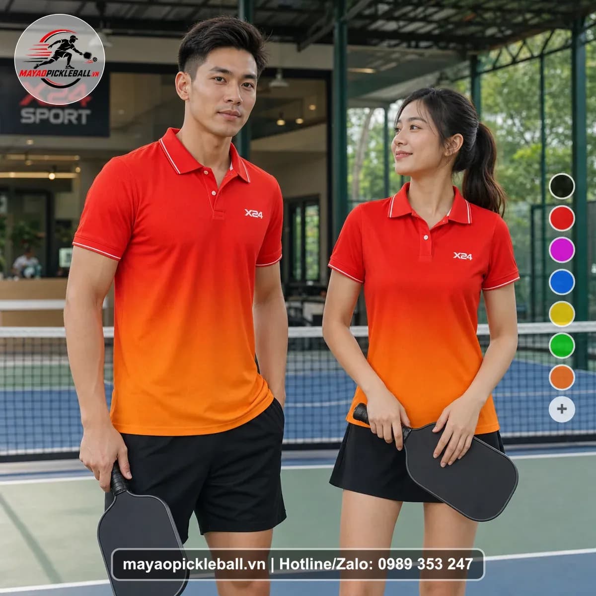 Bộ Quần Áo Pickleball X24-PB-342 Nổi Bật