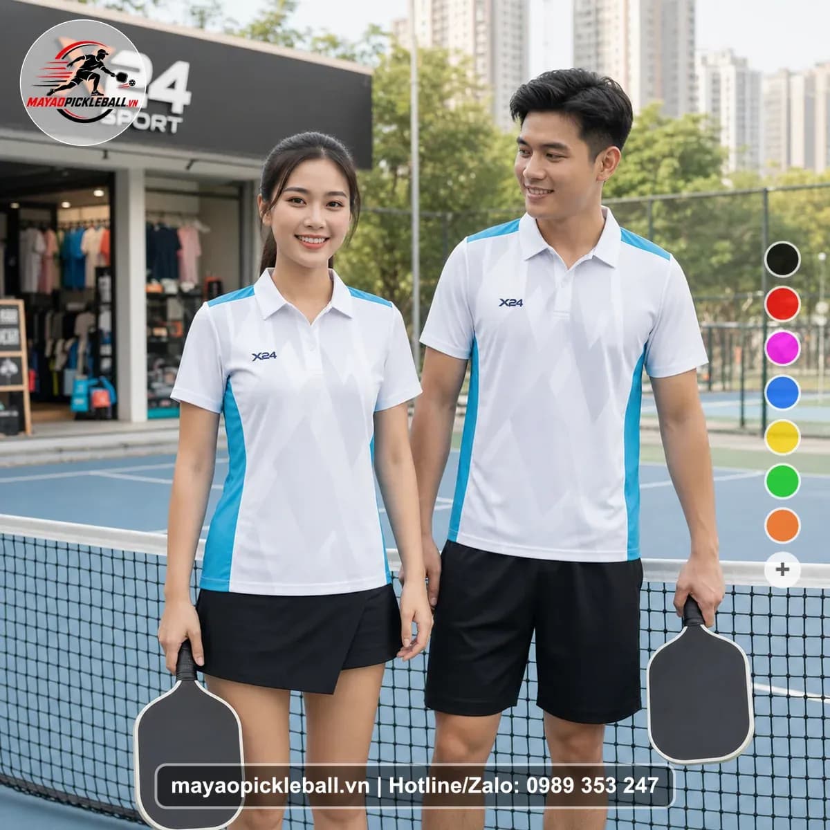 Bộ Quần Áo Pickleball X24-PB-346 Đỏ