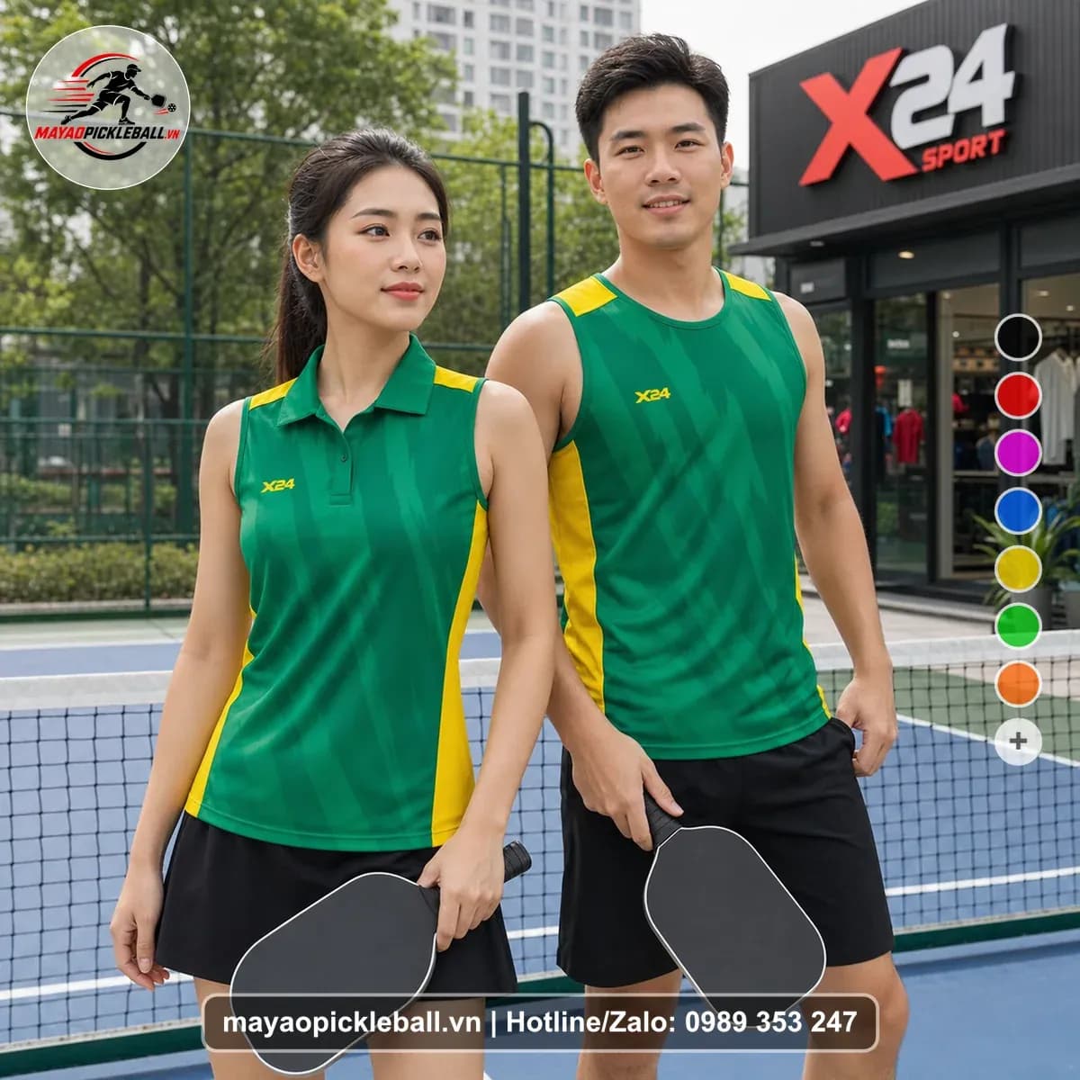 Bộ Quần Áo Pickleball X24-PB-349 Nổi Bật