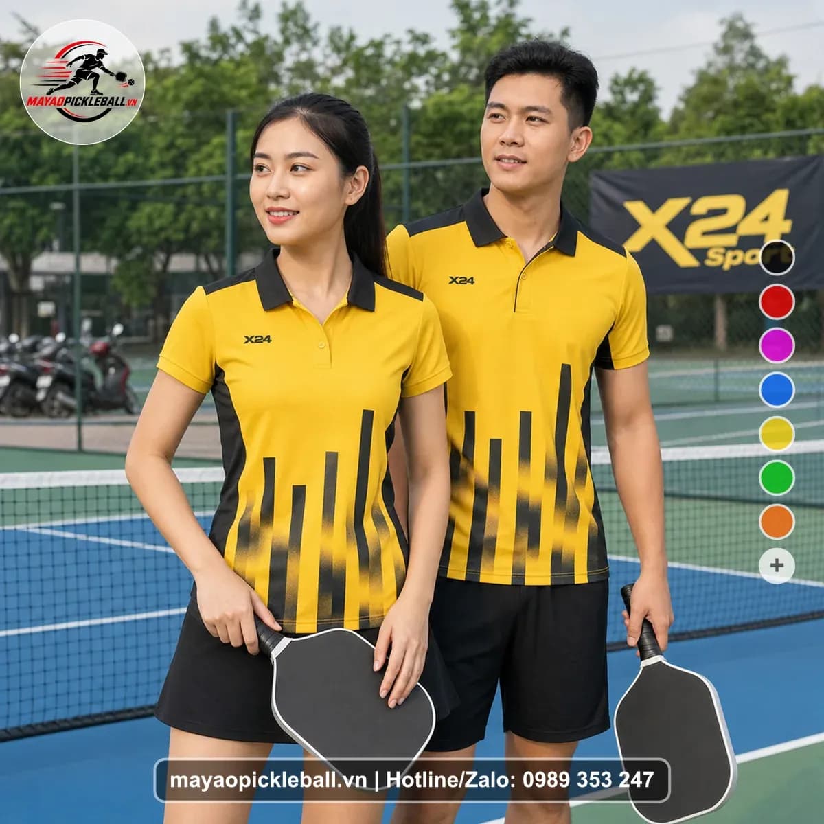 Bộ Quần Áo Pickleball X24-PB-352 Đỏ