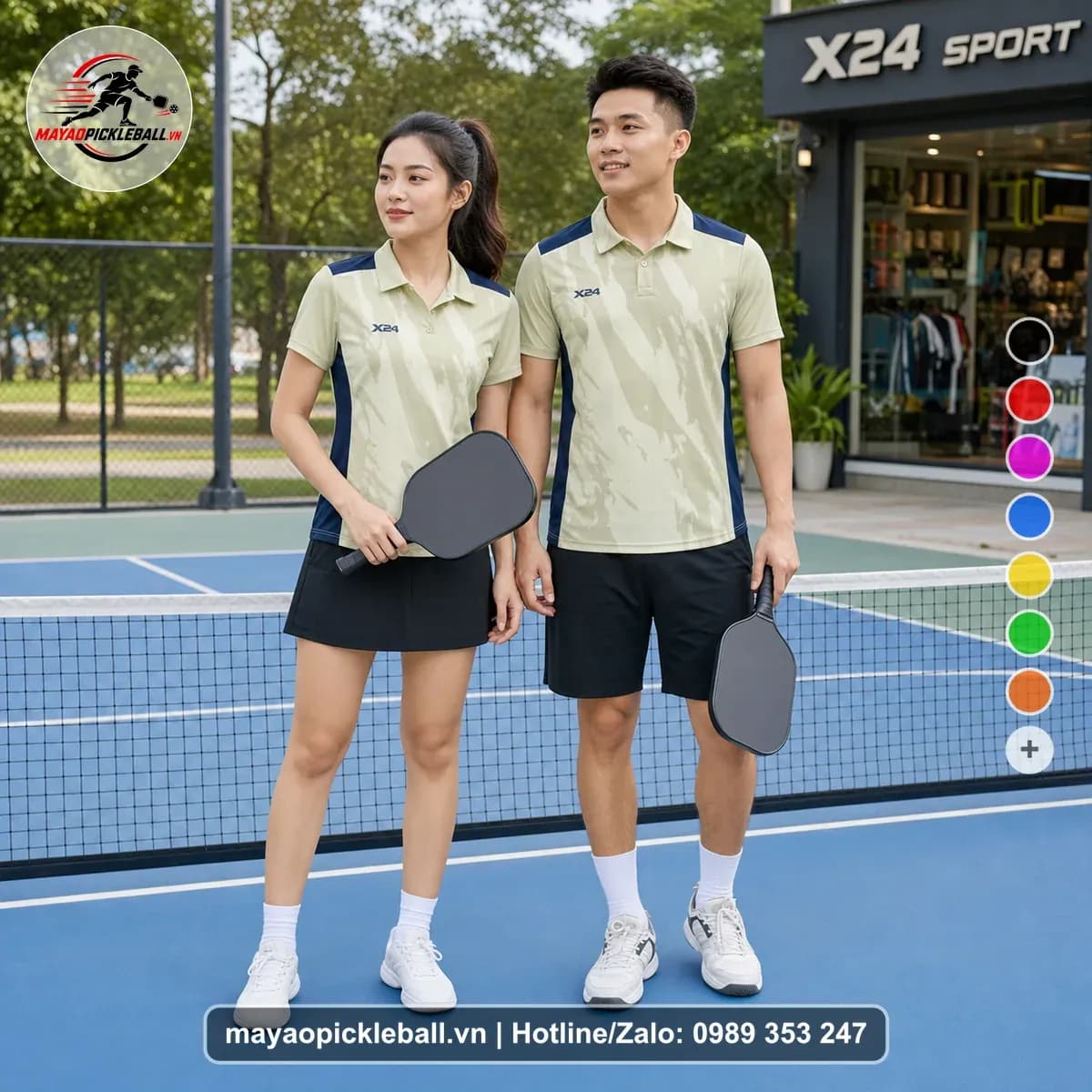 Bộ Quần Áo Pickleball X24-PB-353 Nổi Bật