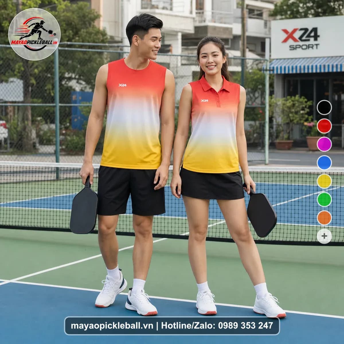 Bộ Quần Áo Pickleball X24-PB-359 Nổi Bật