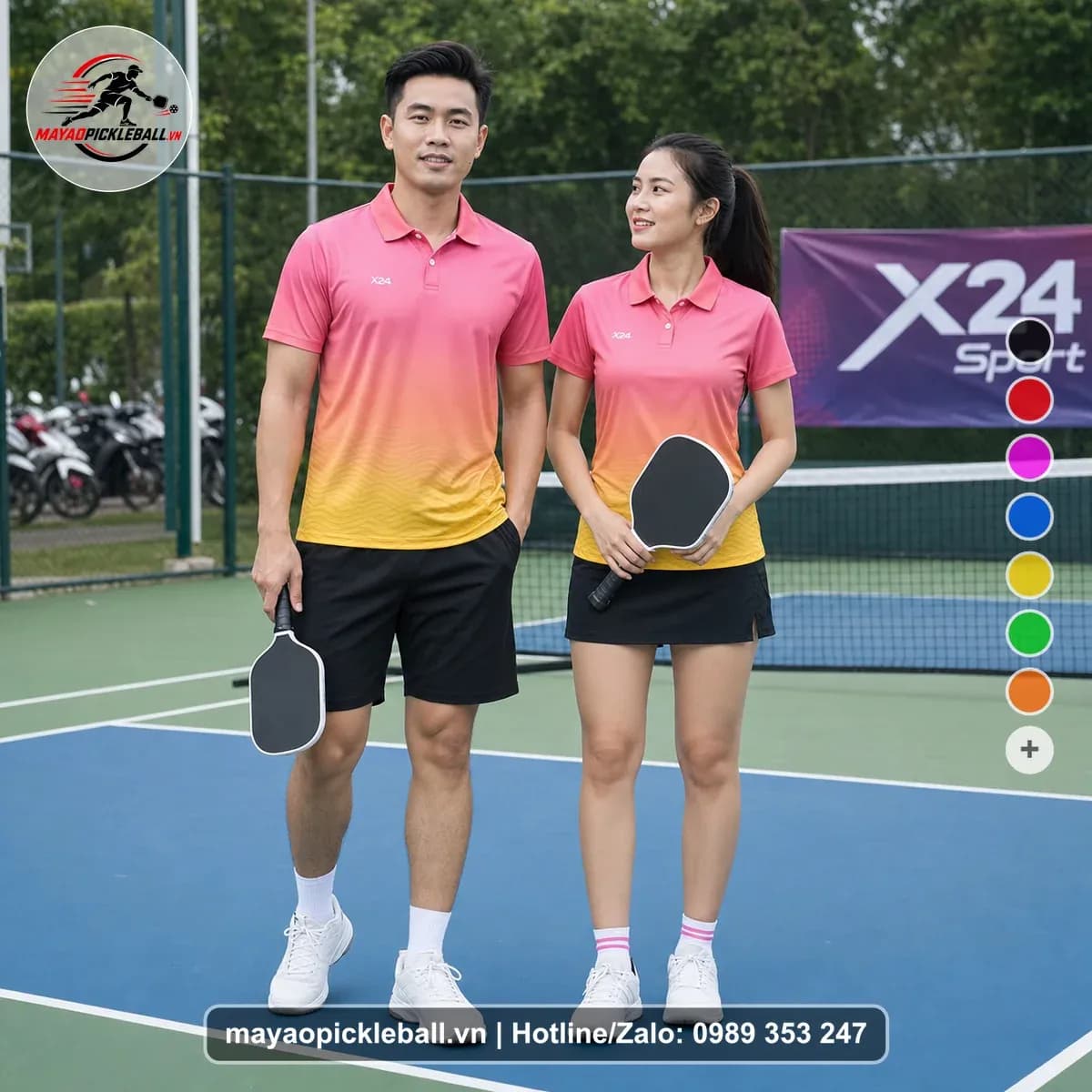 Bộ Quần Áo Pickleball X24-PB-361 Nổi Bật
