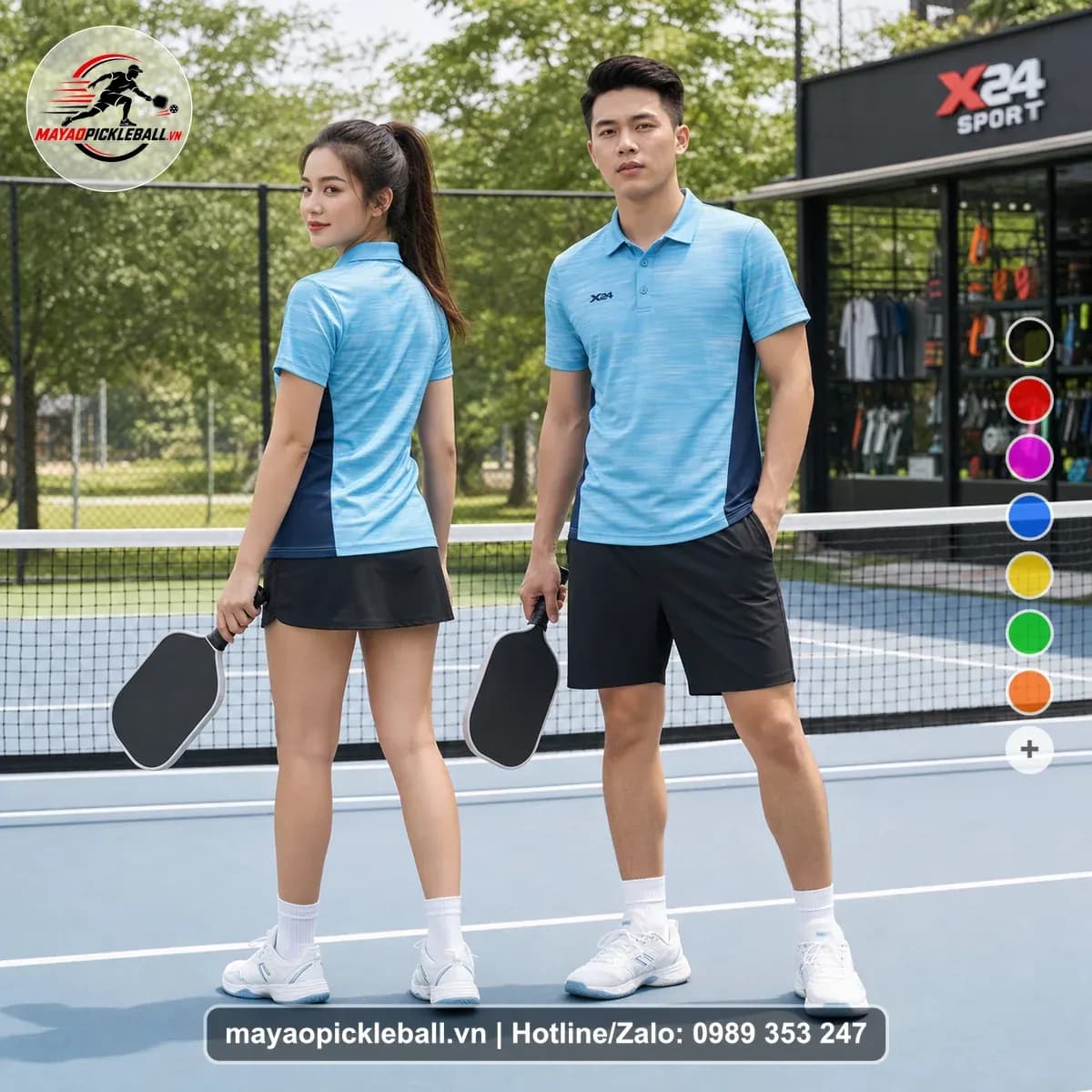 Bộ Quần Áo Pickleball X24-PB-362 Nổi Bật