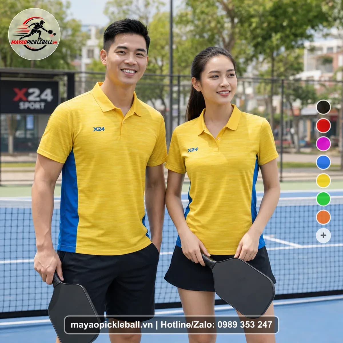 Bộ Quần Áo Pickleball X24-PB-366 Nổi Bật