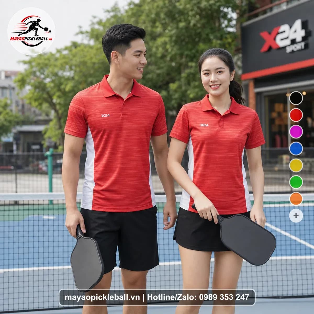 Bộ Quần Áo Pickleball X24-PB-367 Nổi Bật