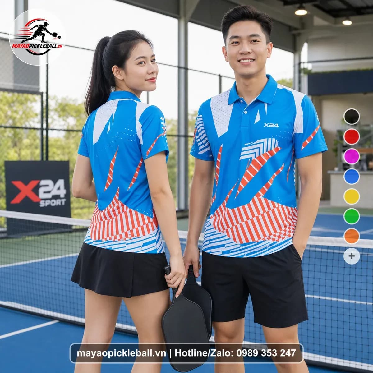 Bộ Quần Áo Pickleball X24-PB-368 Đỏ