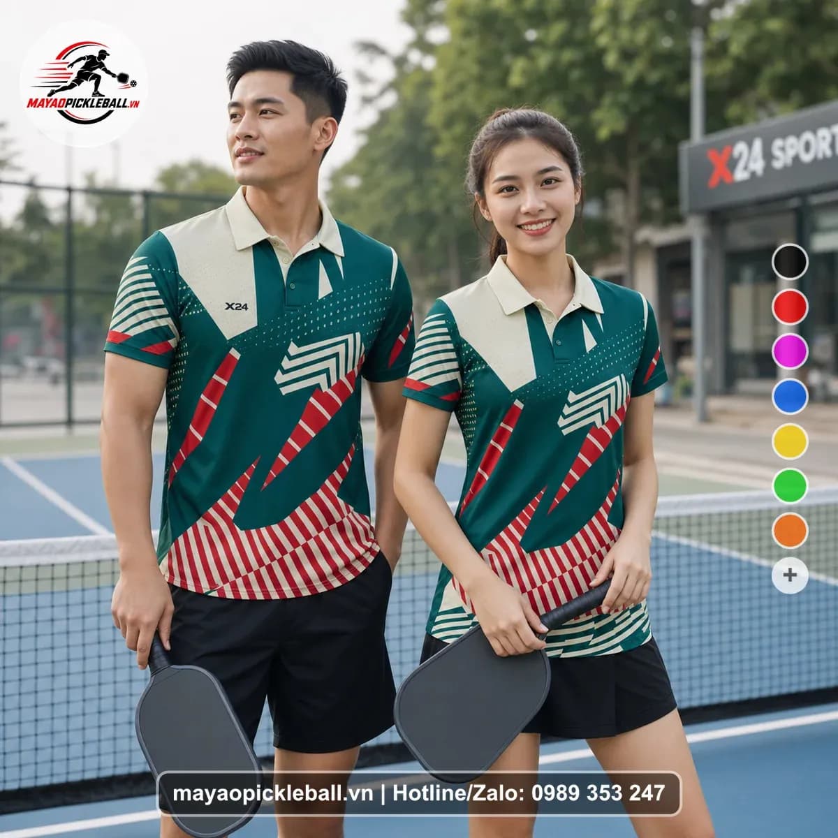 Bộ Quần Áo Pickleball X24-PB-369 Nổi Bật