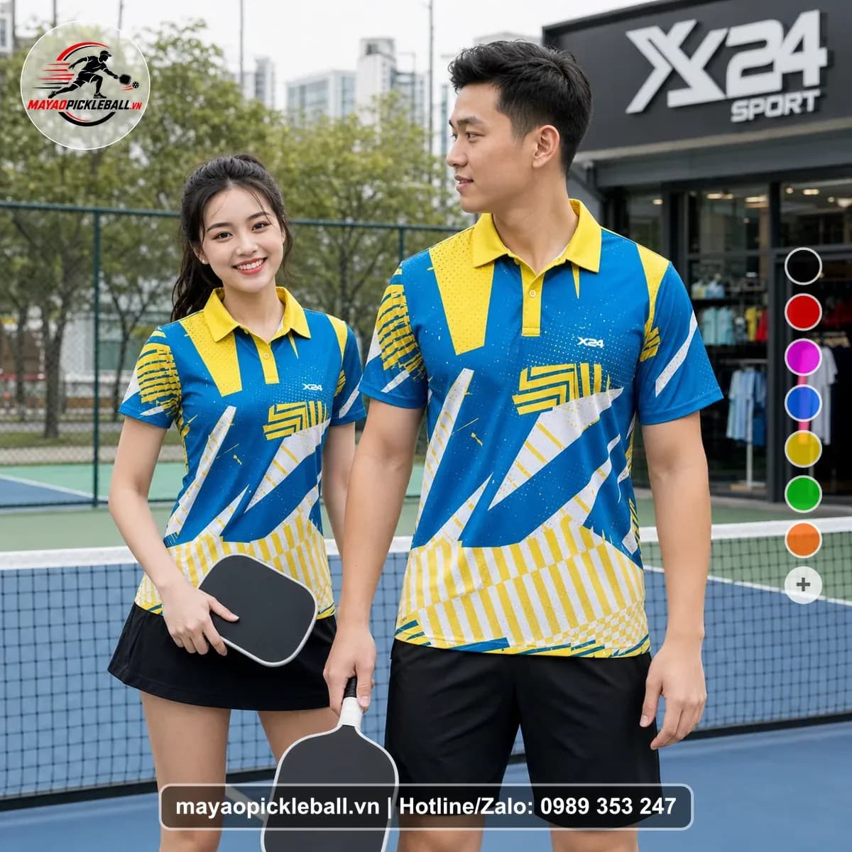 Bộ Quần Áo Pickleball X24-PB-371 Nổi Bật