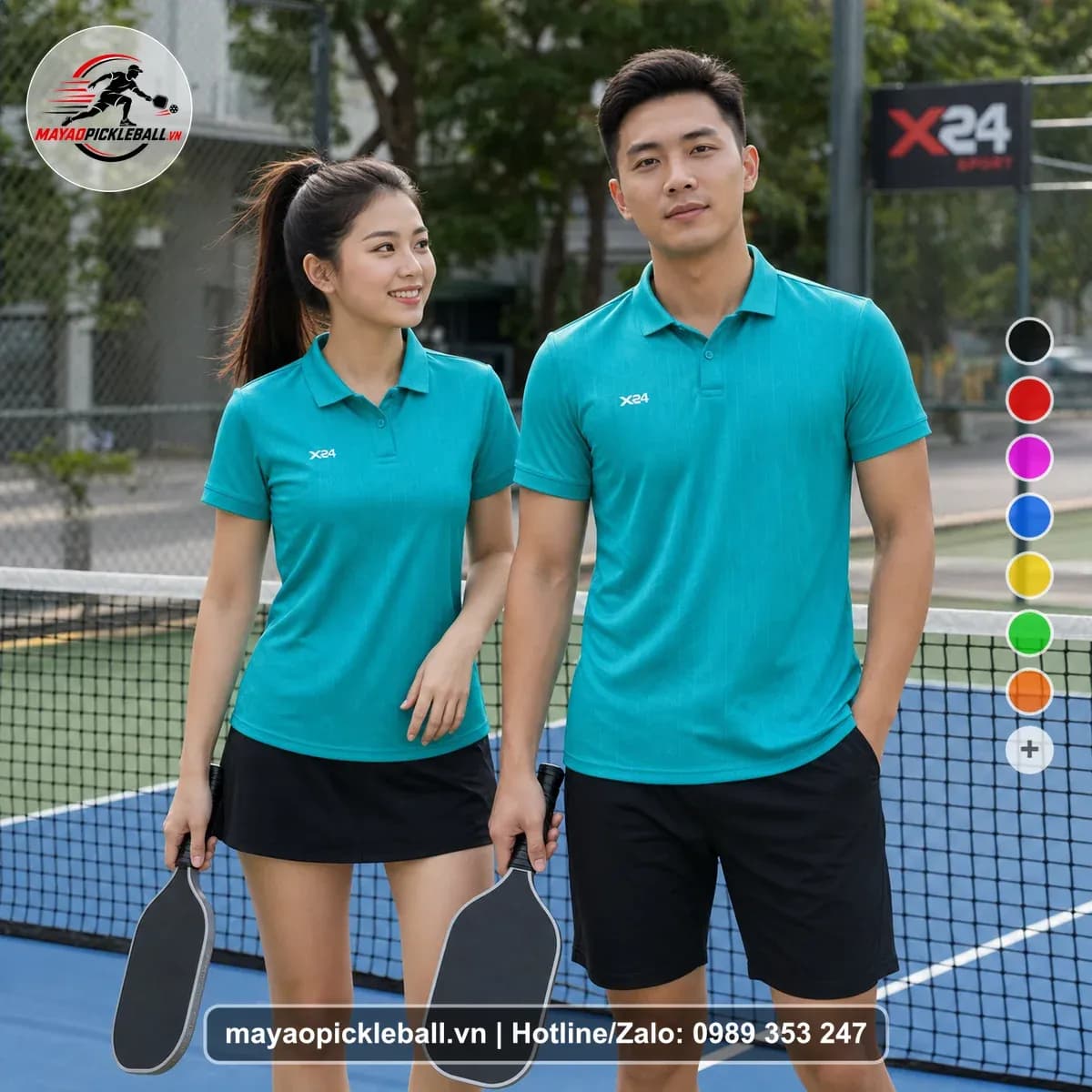 Bộ Quần Áo Pickleball X24-PB-374 Đỏ