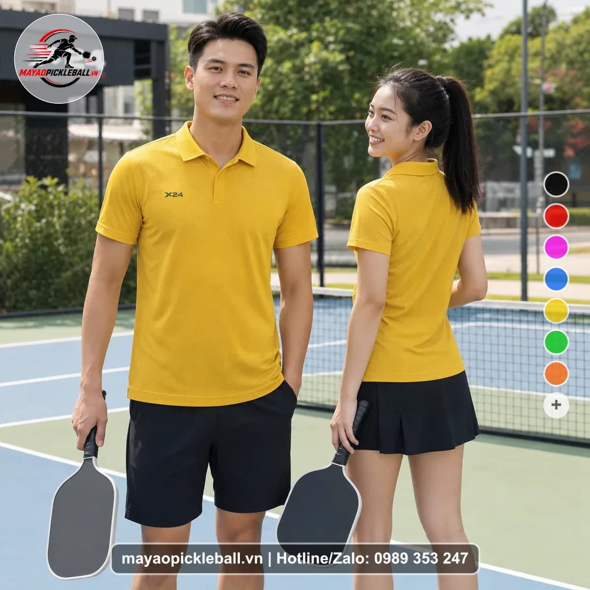 Bộ Quần Áo Pickleball X24-PB-375 Đỏ