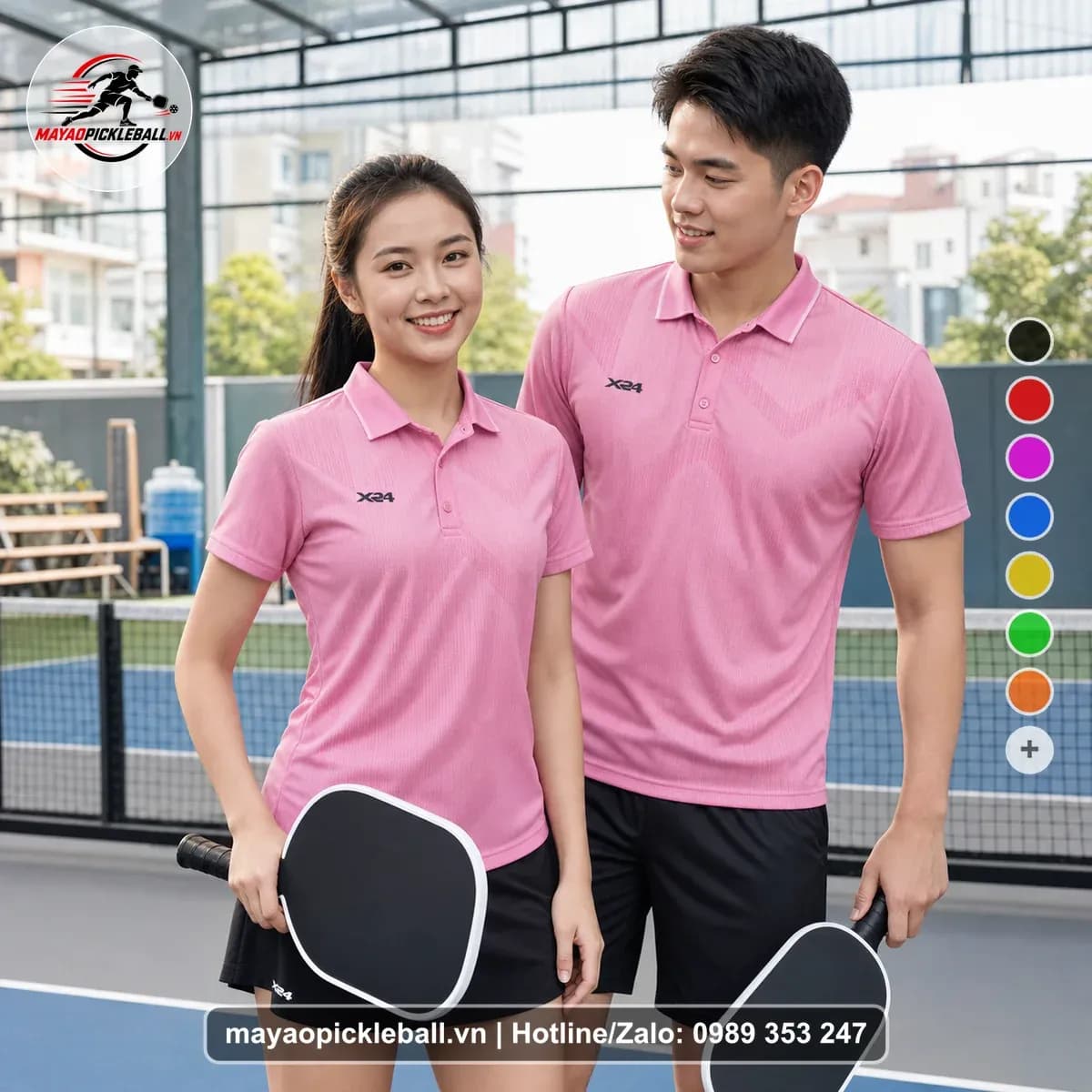 Bộ Quần Áo Pickleball X24-PB-378 Đỏ