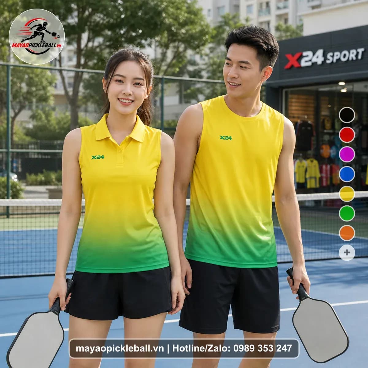 Bộ Quần Áo Pickleball X24-PB-383 Nổi Bật
